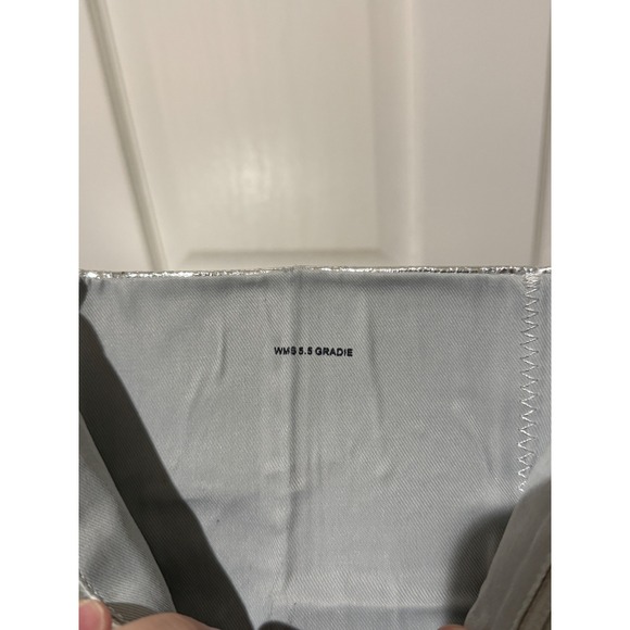 DV Dolce Vita Silver Metallic Pointed Toe Kitten Heel Ankle Boots Womens 5.5 - Picture 5 of 5